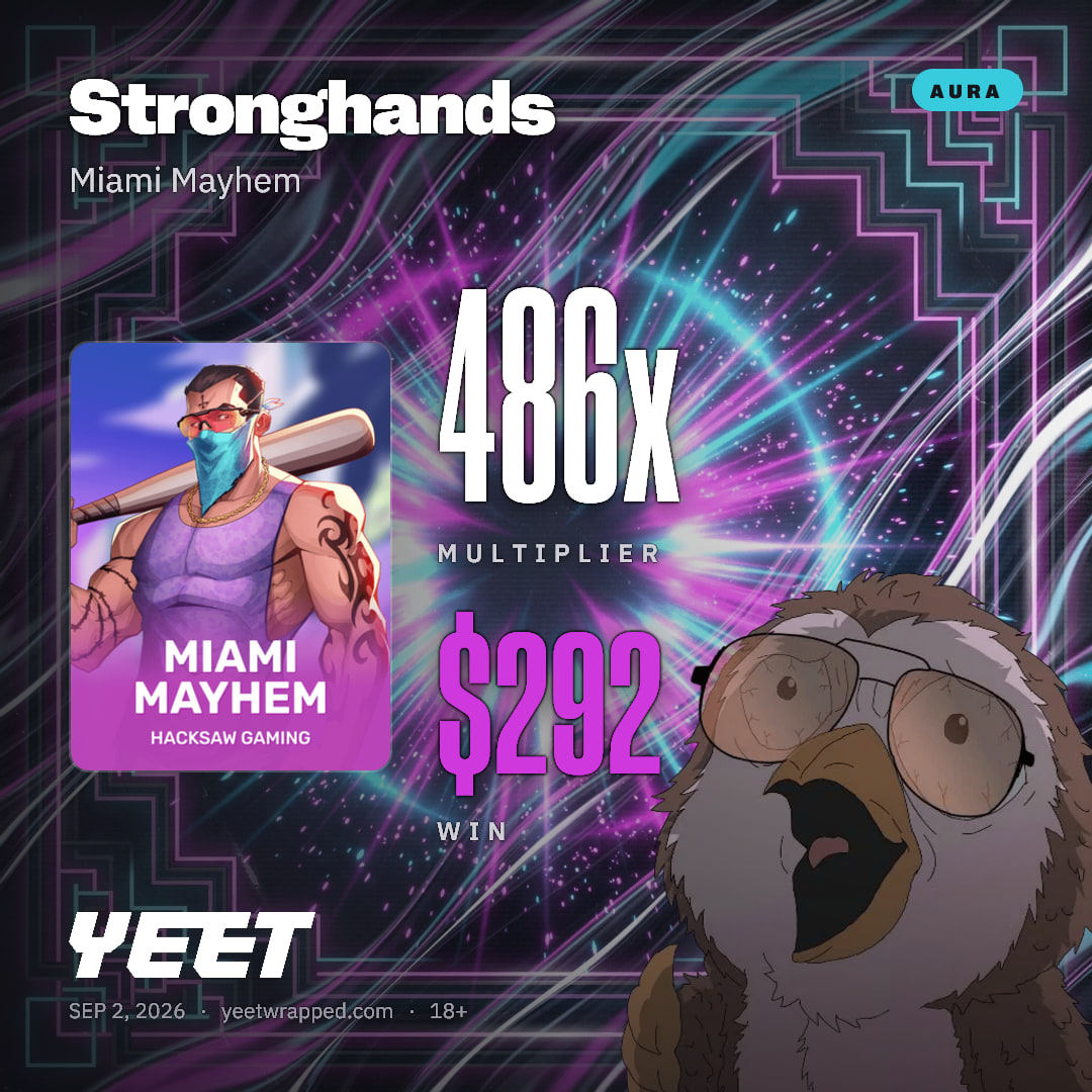 Stronghands hit 485.8x on Miami Mayhem
