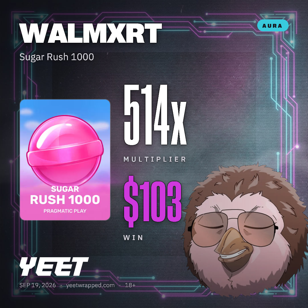 WALMXRT hit 513.6x on Sugar Rush 1000
