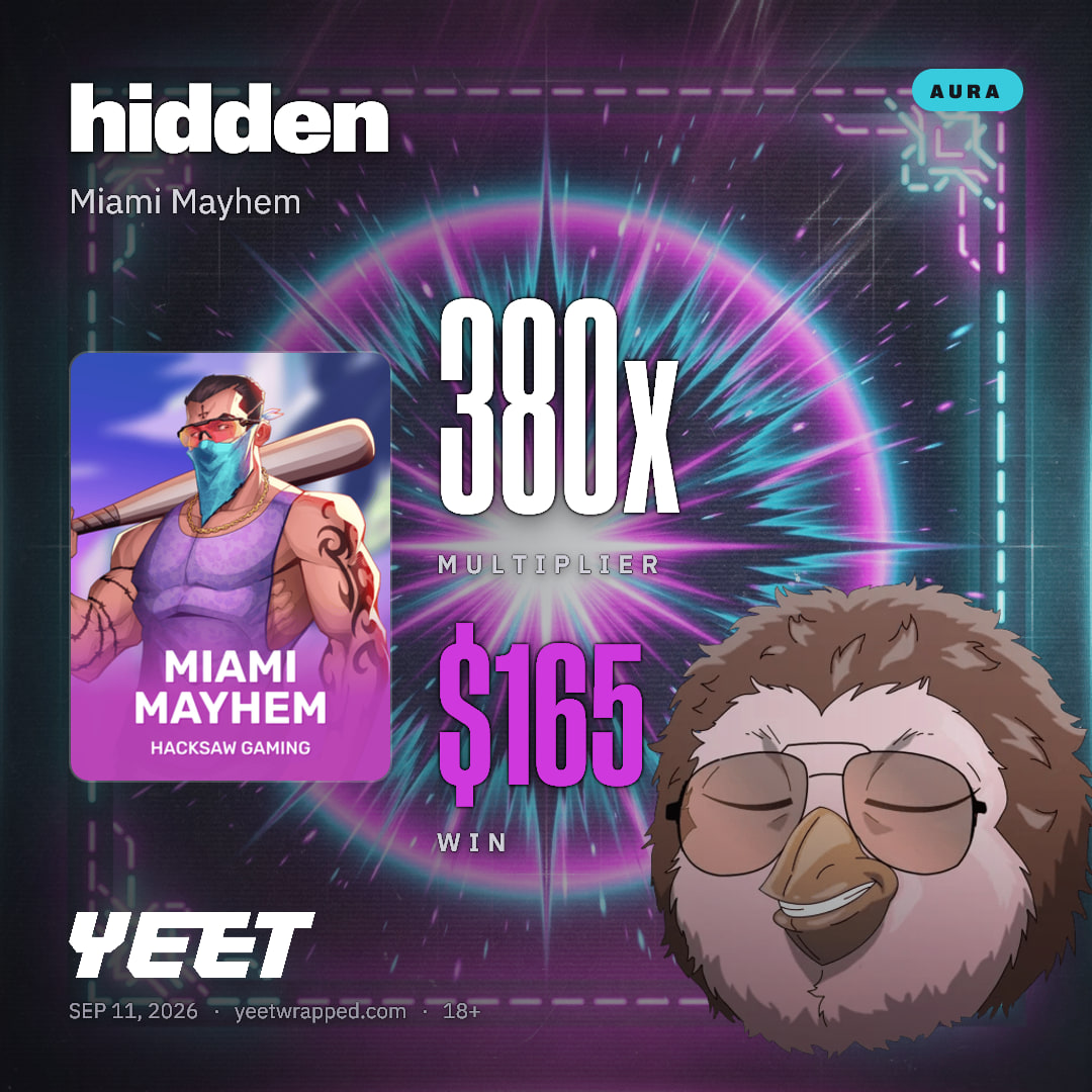 hidden hit 380.3x on Miami Mayhem