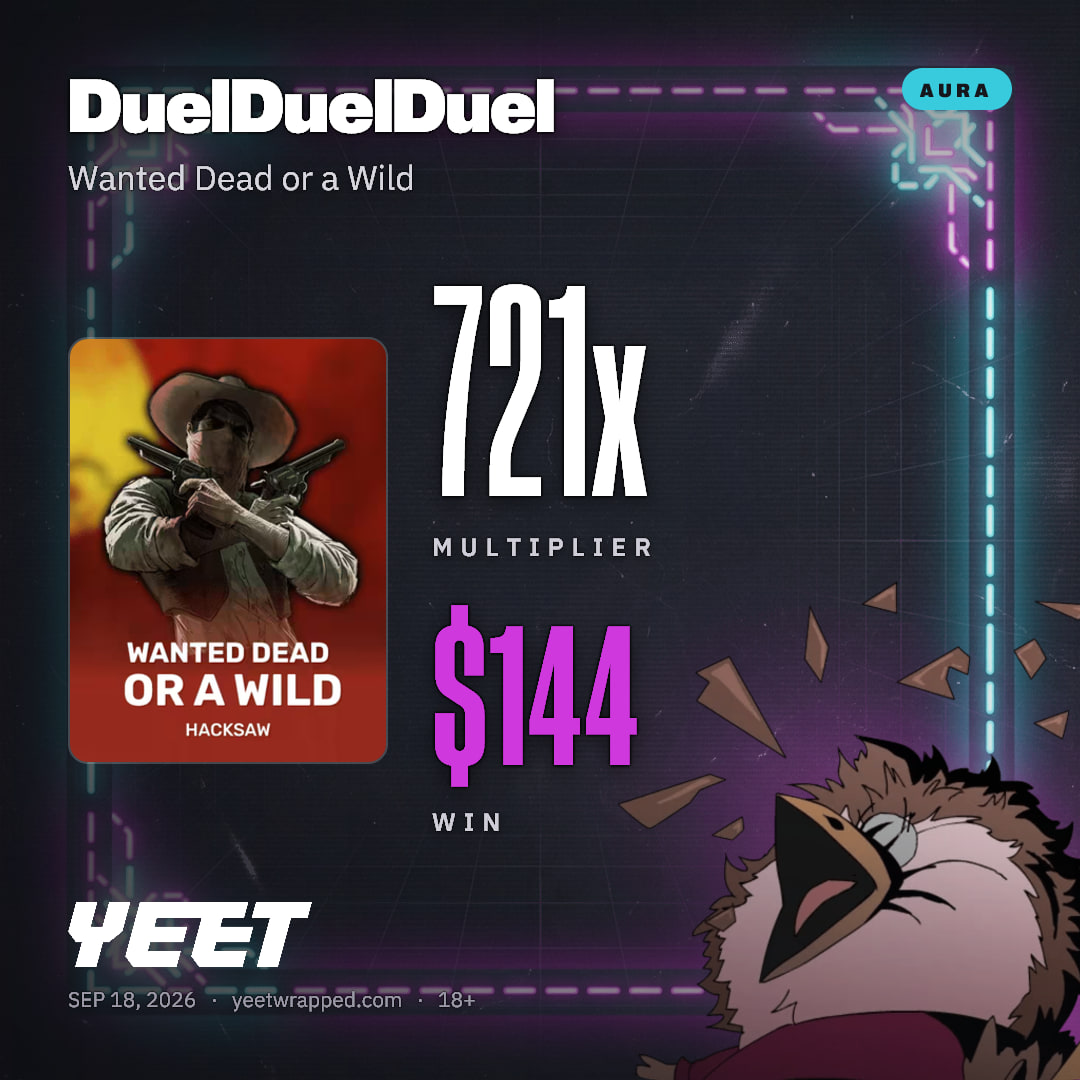 DuelDuelDuel hit 720.9x on Wanted Dead or a Wild