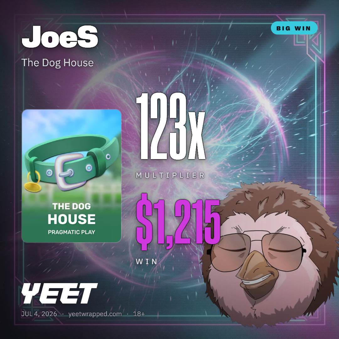 JoeS hit 123.2x on The Dog House