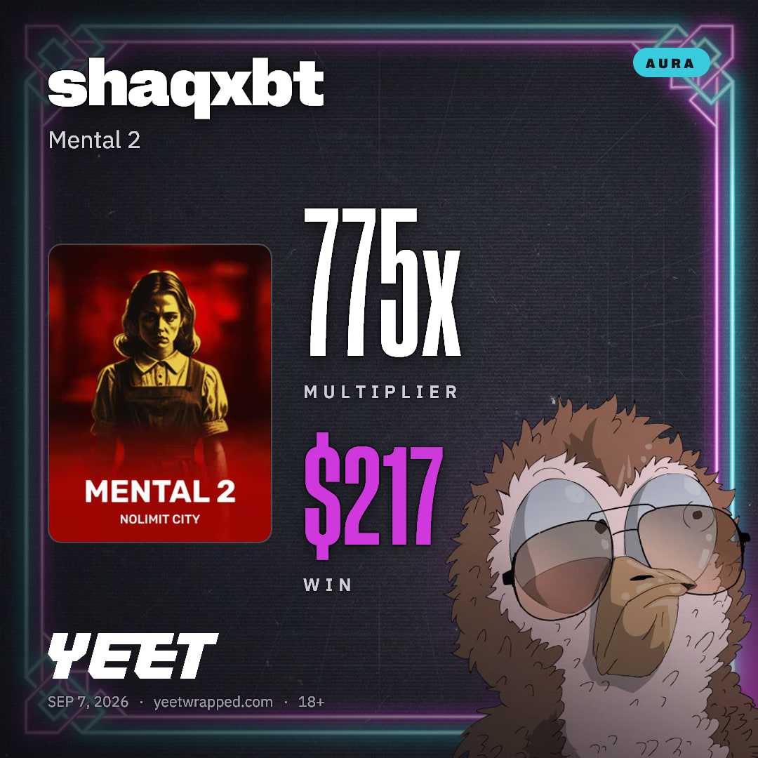 shaqxbt hit 774.9x on Mental 2