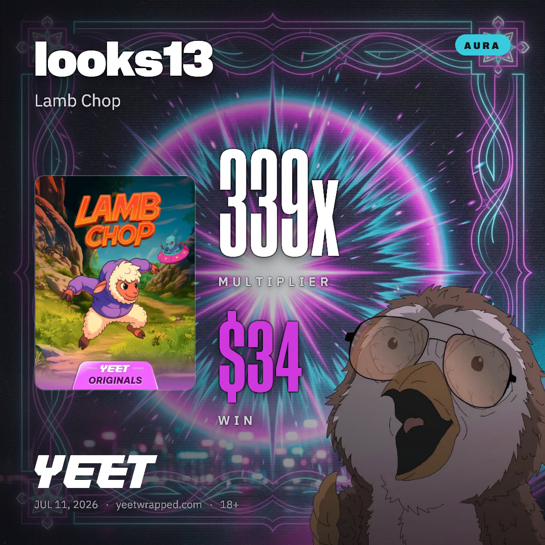 looks13 hit 338.7x on Lamb Chop