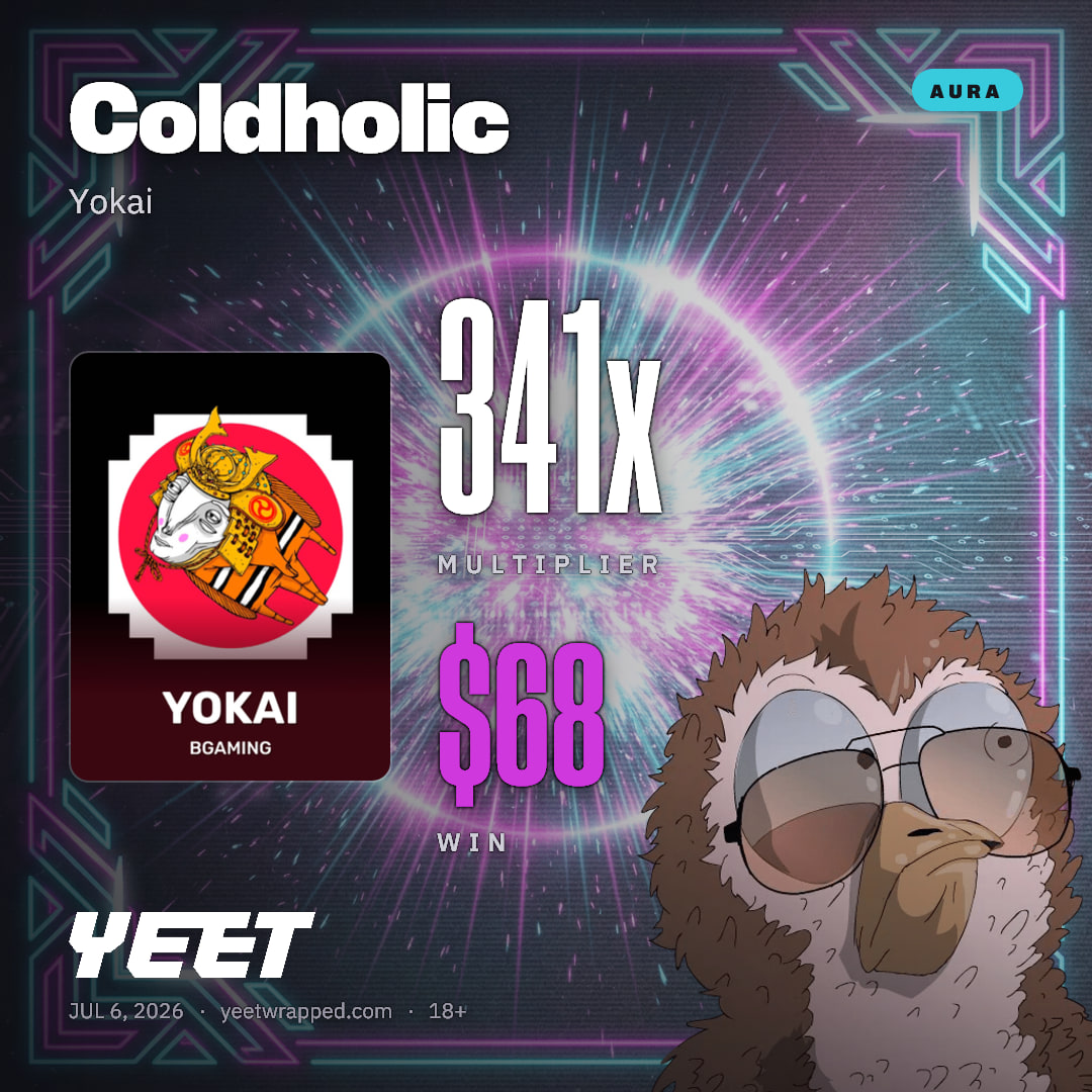 Coldholic hit 341.3x on Yokai