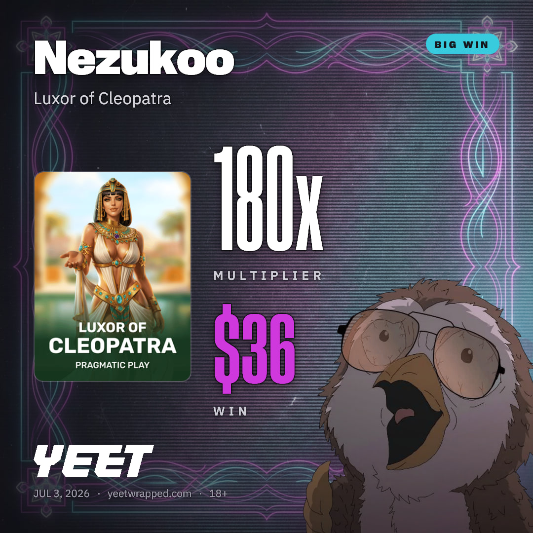 Nezukoo hit 180x on Luxor of Cleopatra