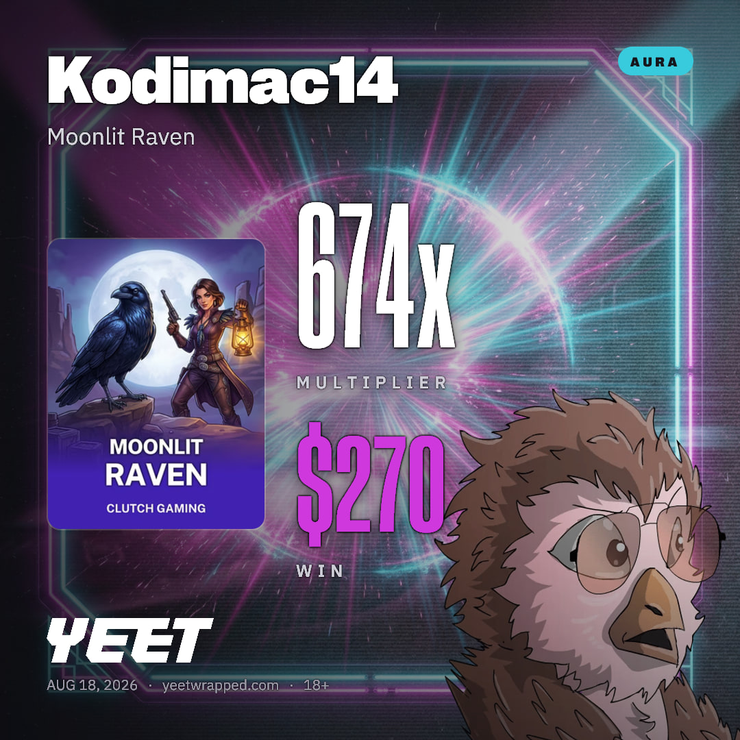 Kodimac14 hit 674.4x on Moonlit Raven