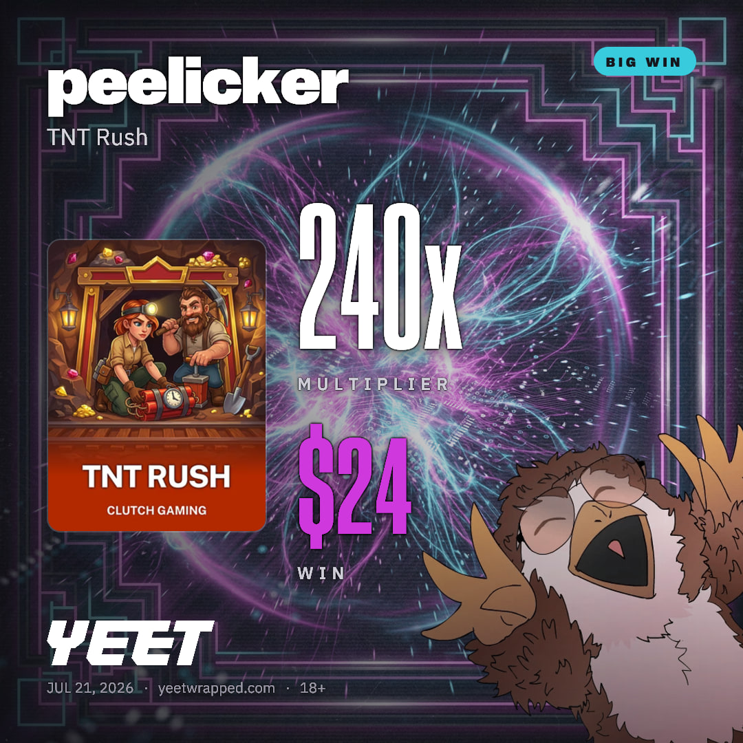 peelicker hit 240x on TNT Rush