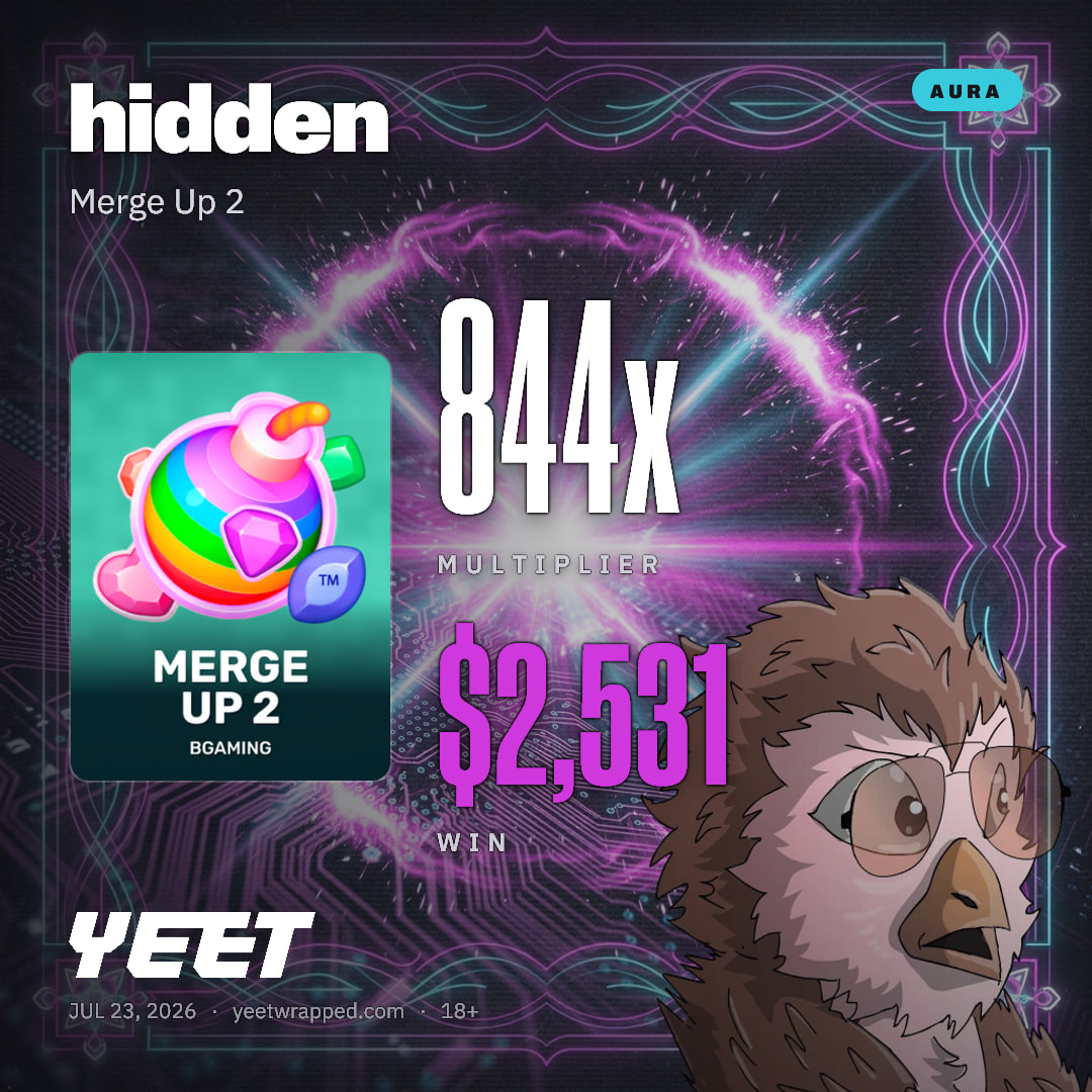 hidden hit 843.5x on Merge Up 2