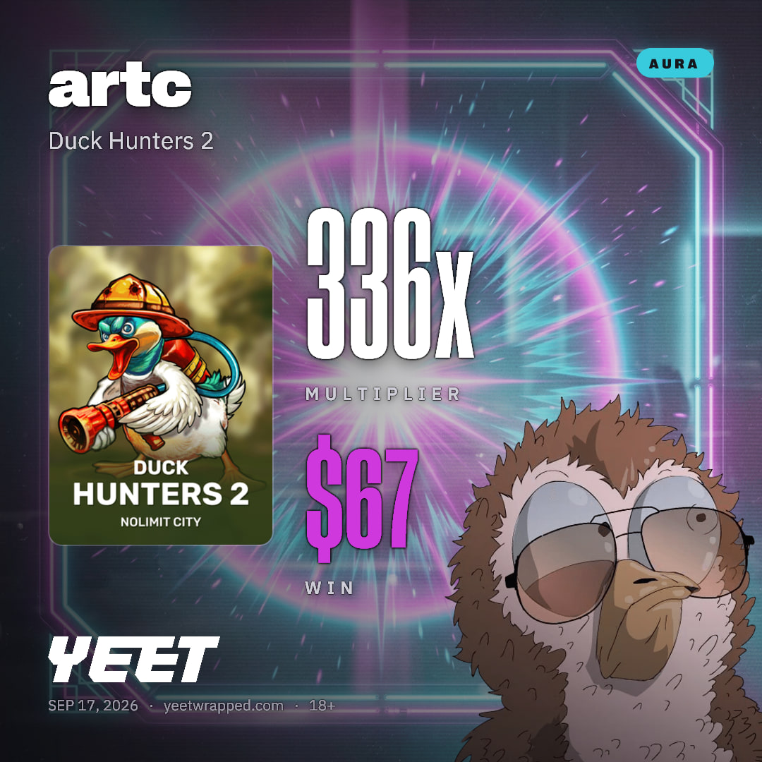 artc hit 335.6x on Duck Hunters 2