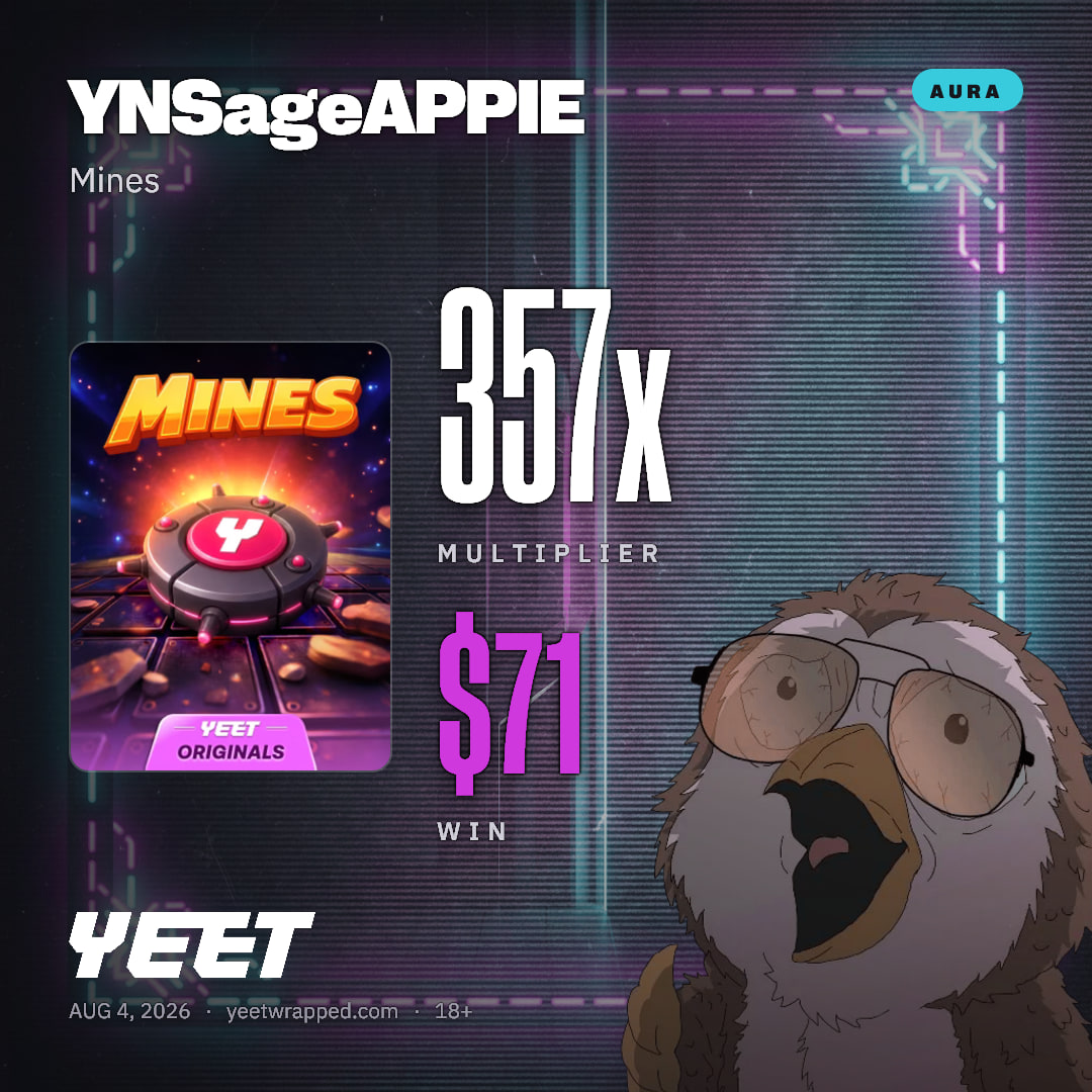 YNSageAPPIE hit 356.6x on Mines