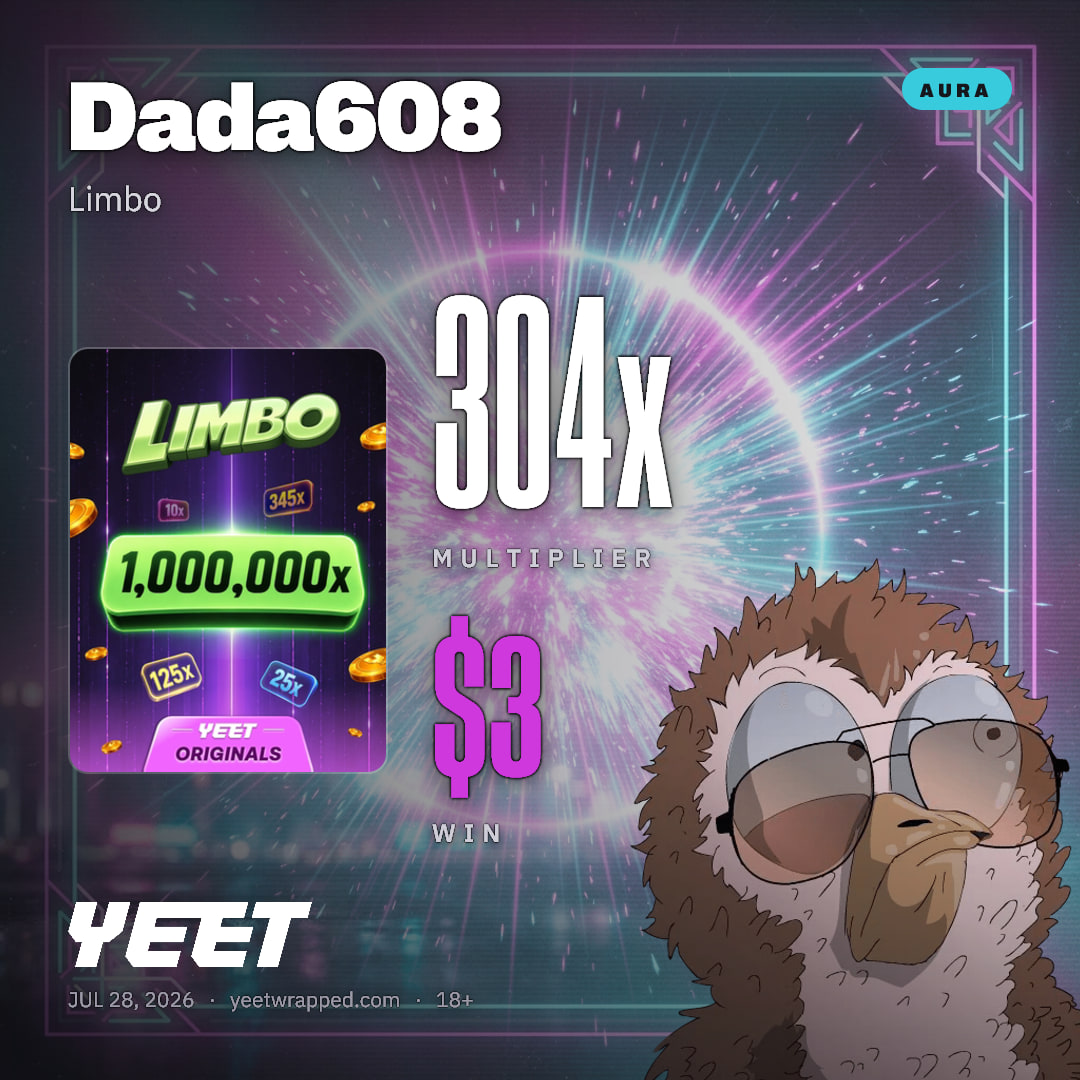 Dada608 hit 304x on Limbo