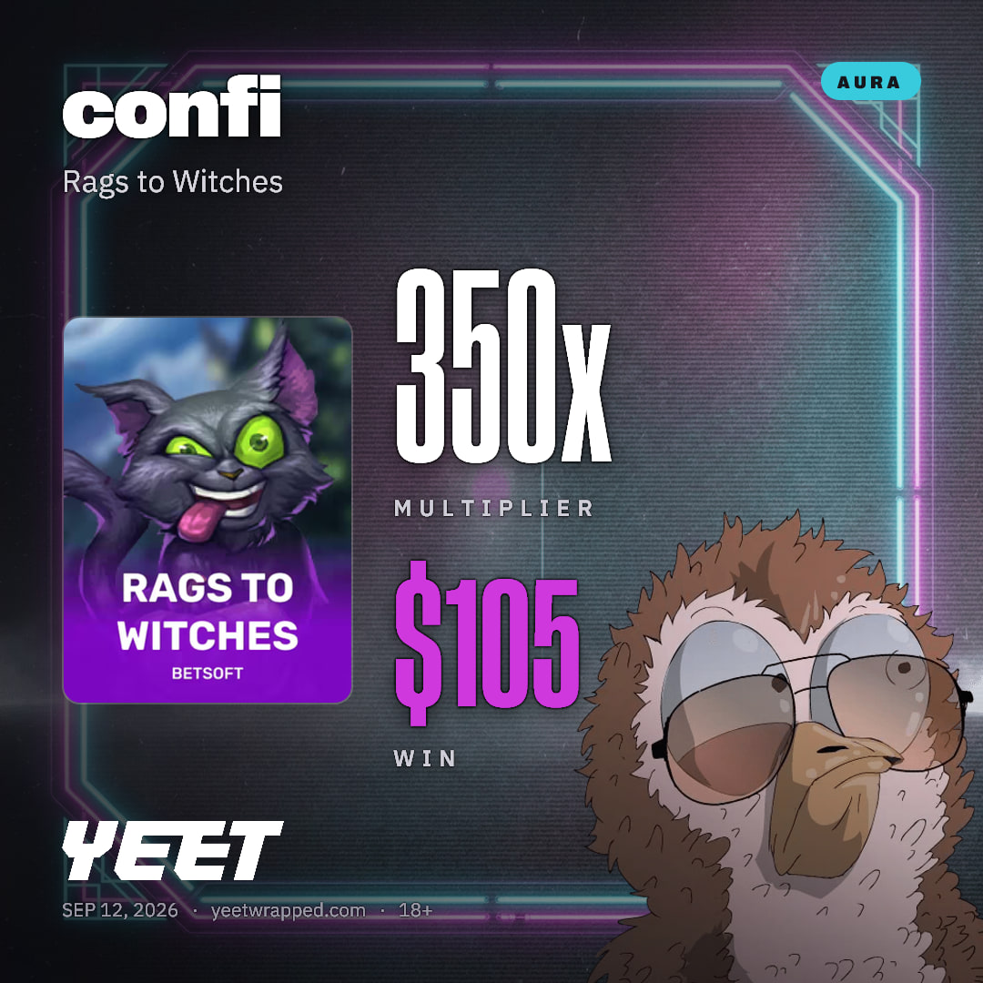 confi hit 349.6x on Rags to Witches