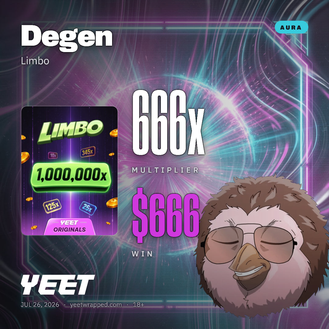 Degen hit 666x on Limbo