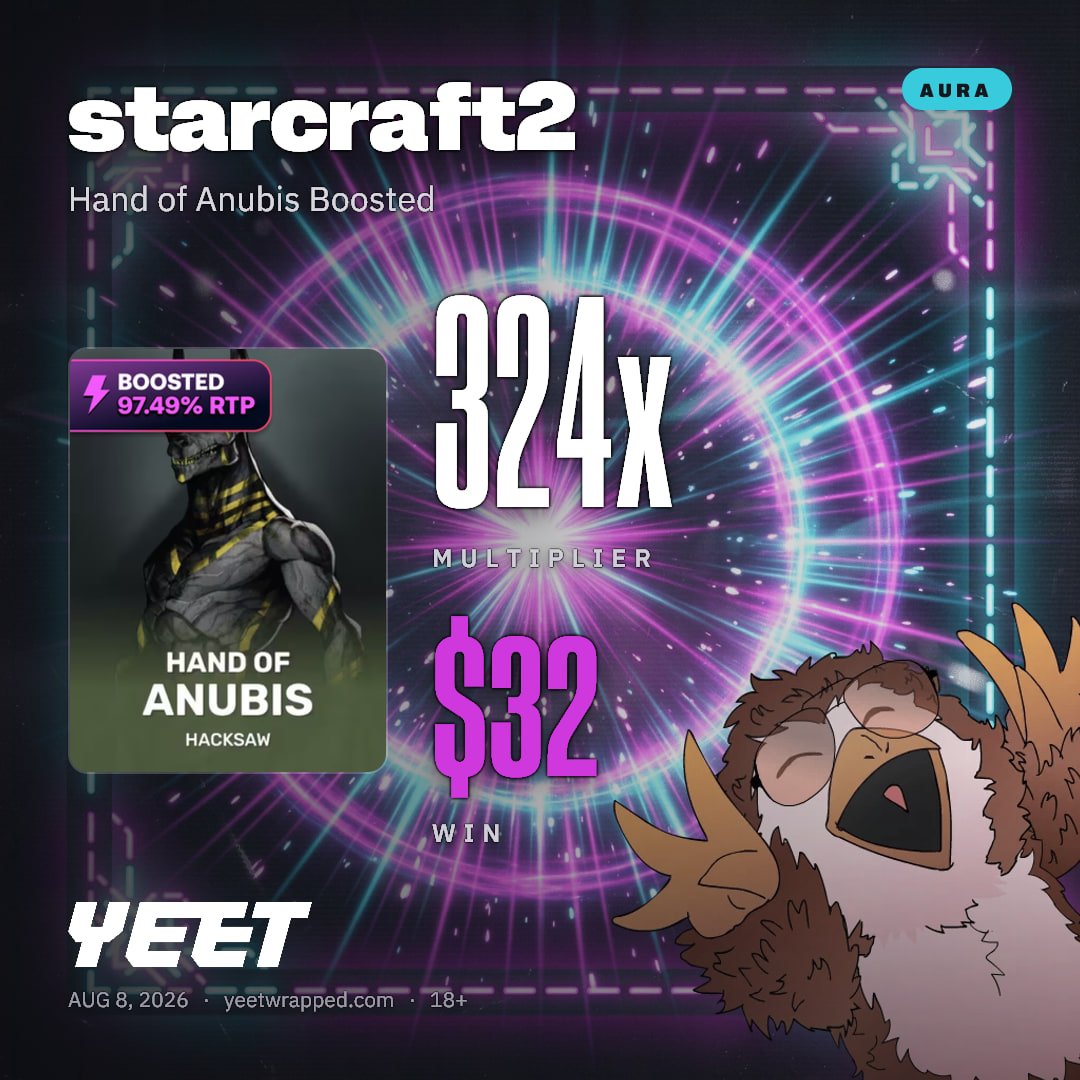 starcraft2 hit 324.1x on Hand of Anubis Boosted