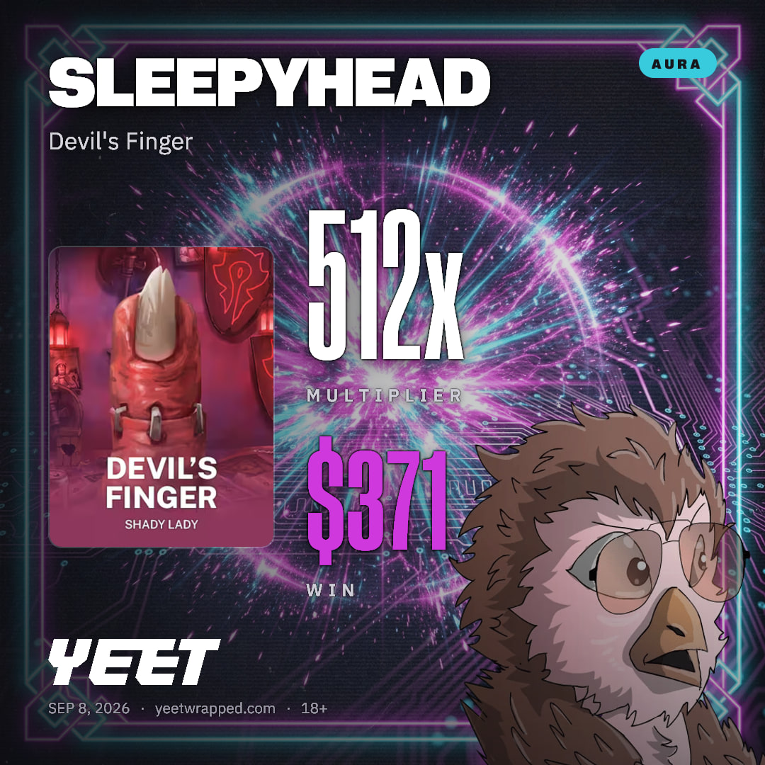 SLEEPYHEAD hit 512.1x on Devil's Finger