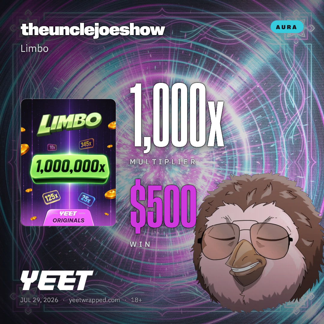 theunclejoeshow hit 1,000x on Limbo
