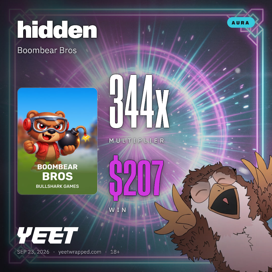 hidden hit 344.3x on Boombear Bros