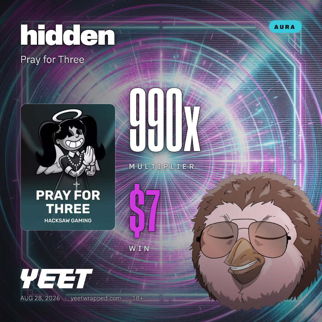 hidden hit 989.5x on Pray for Three