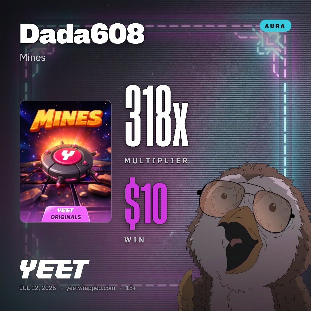 Dada608 hit 317.5x on Mines