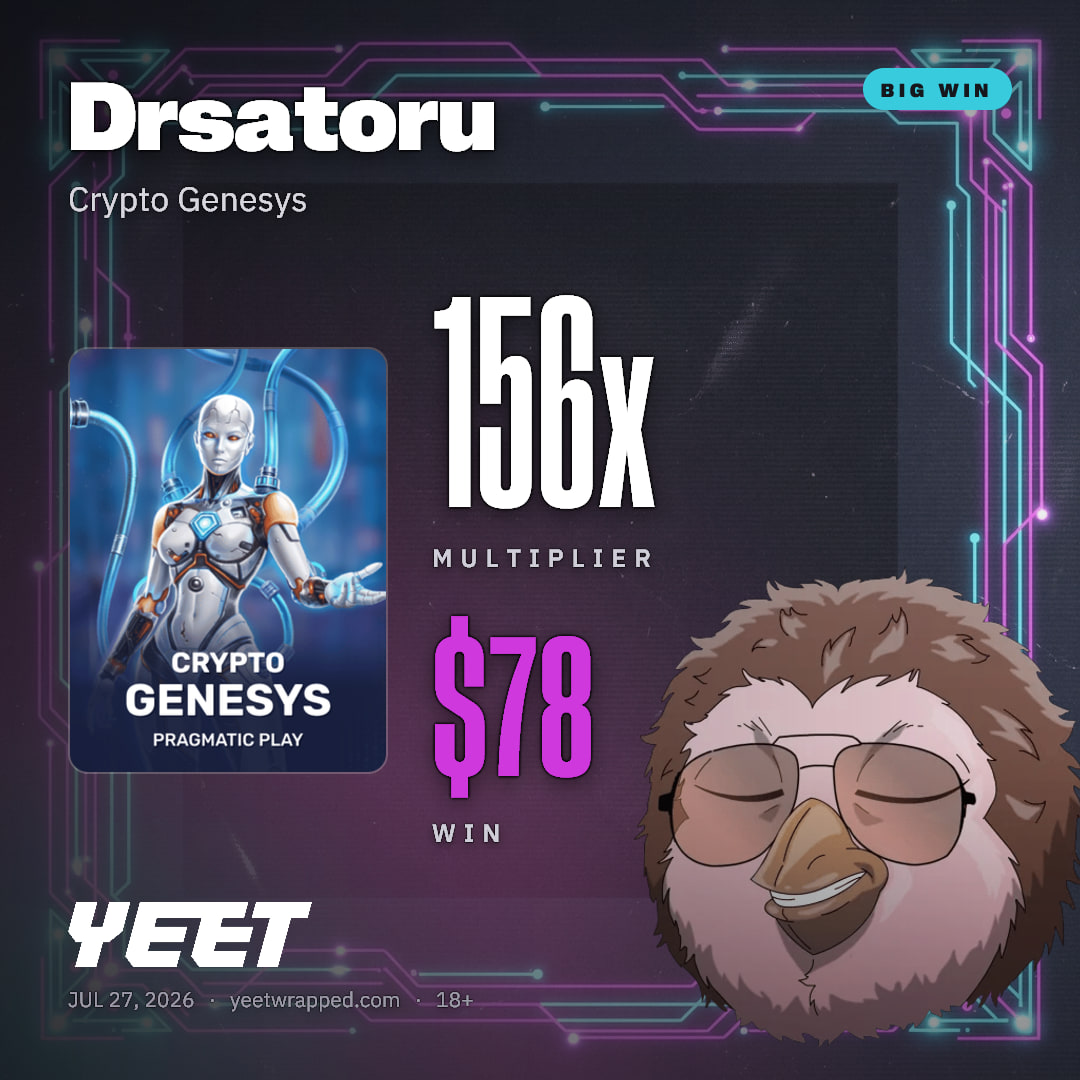 Drsatoru hit 155.7x on Crypto Genesys