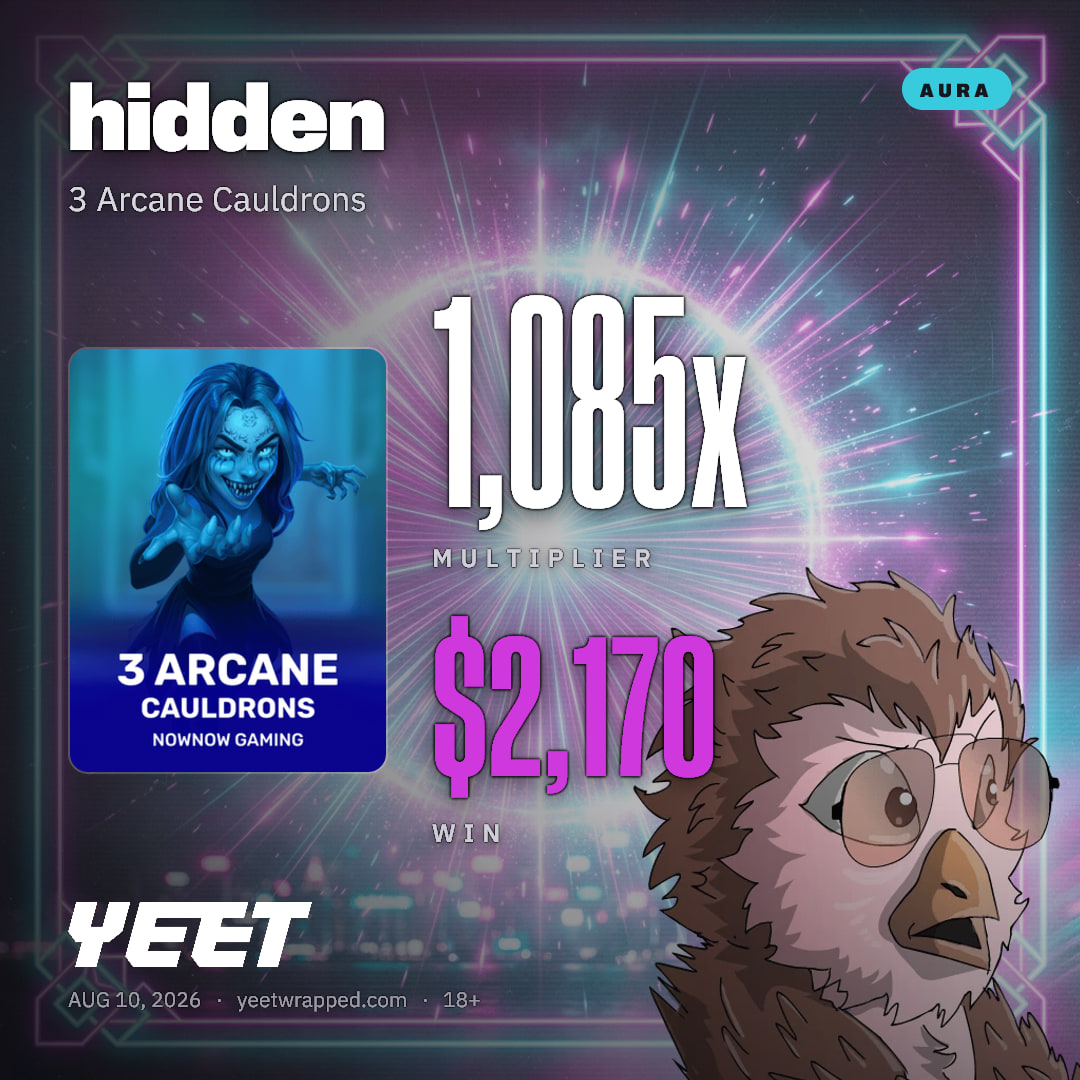 hidden hit 1,085x on 3 Arcane Cauldrons