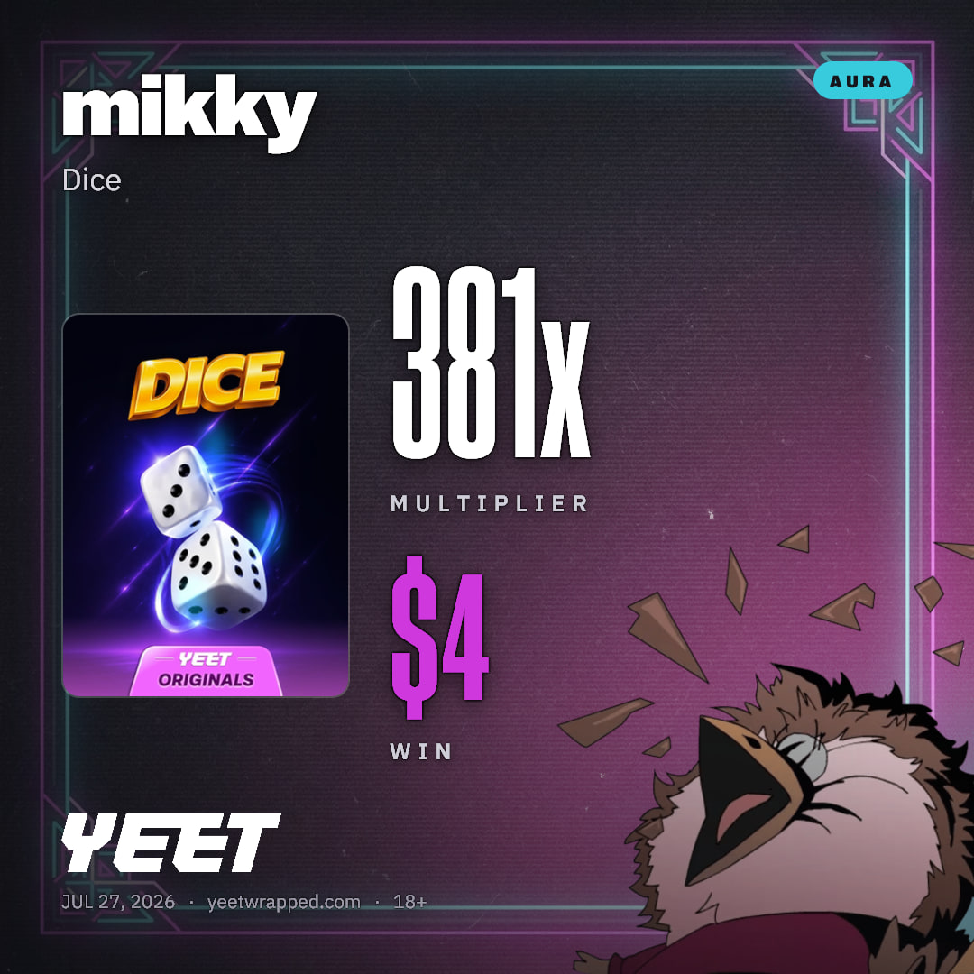 mikky hit 380.8x on Dice