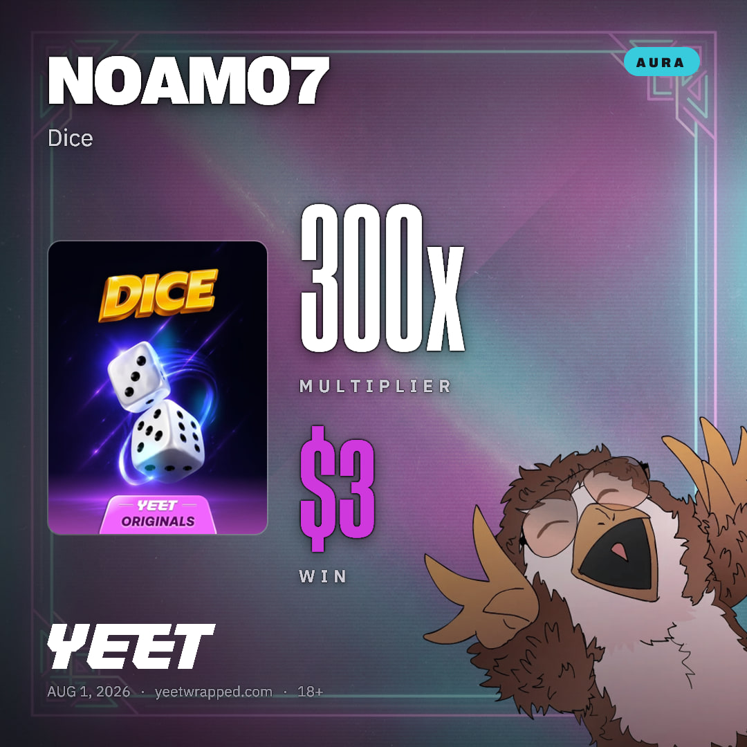 NOAM07 hit 300x on Dice