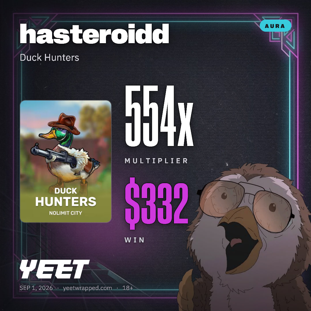 hasteroidd hit 553.9x on Duck Hunters