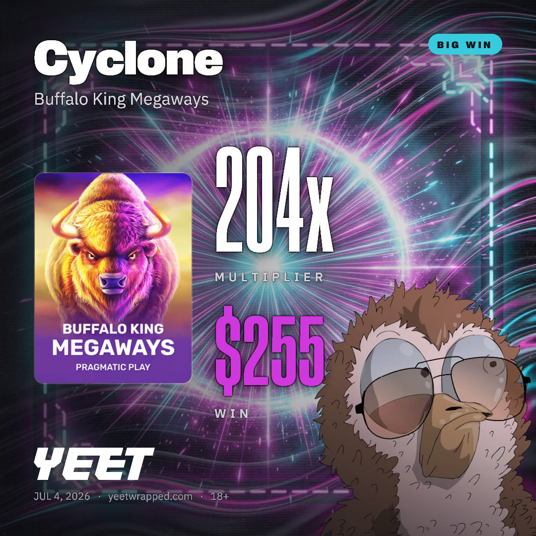 Cyclone hit 203.8x on Buffalo King Megaways