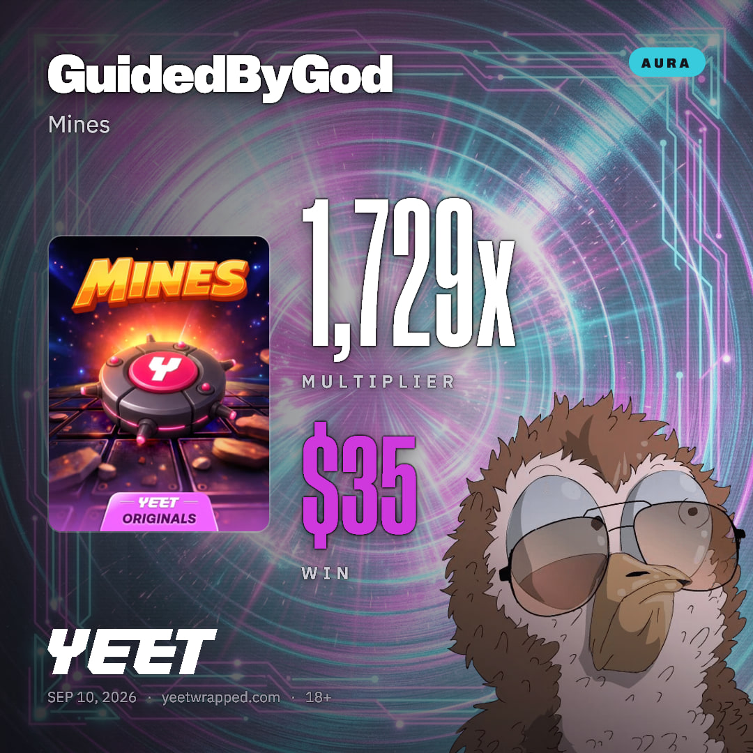 GuidedByGod hit 1,729x on Mines