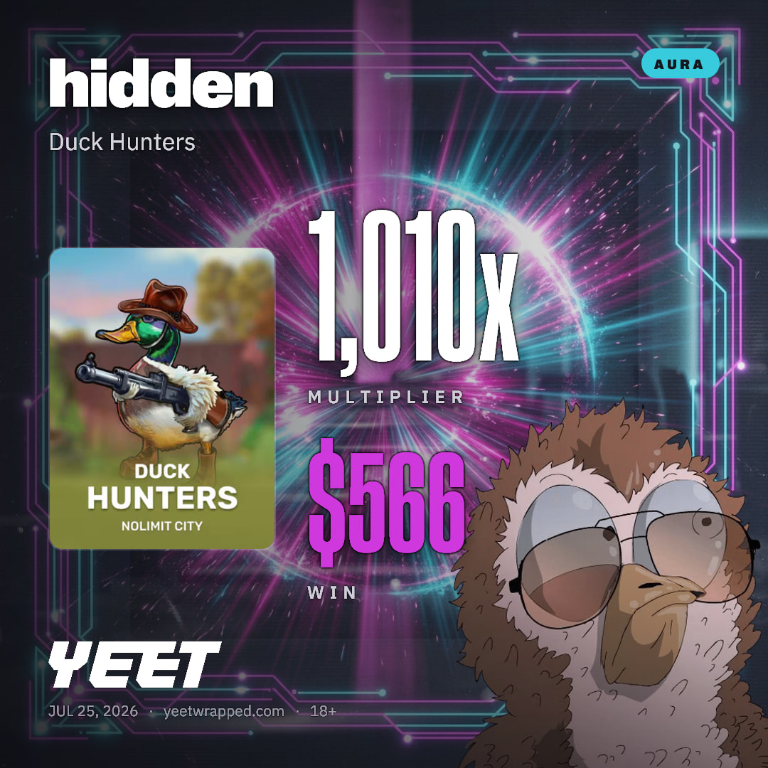 hidden hit 1,010x on Duck Hunters