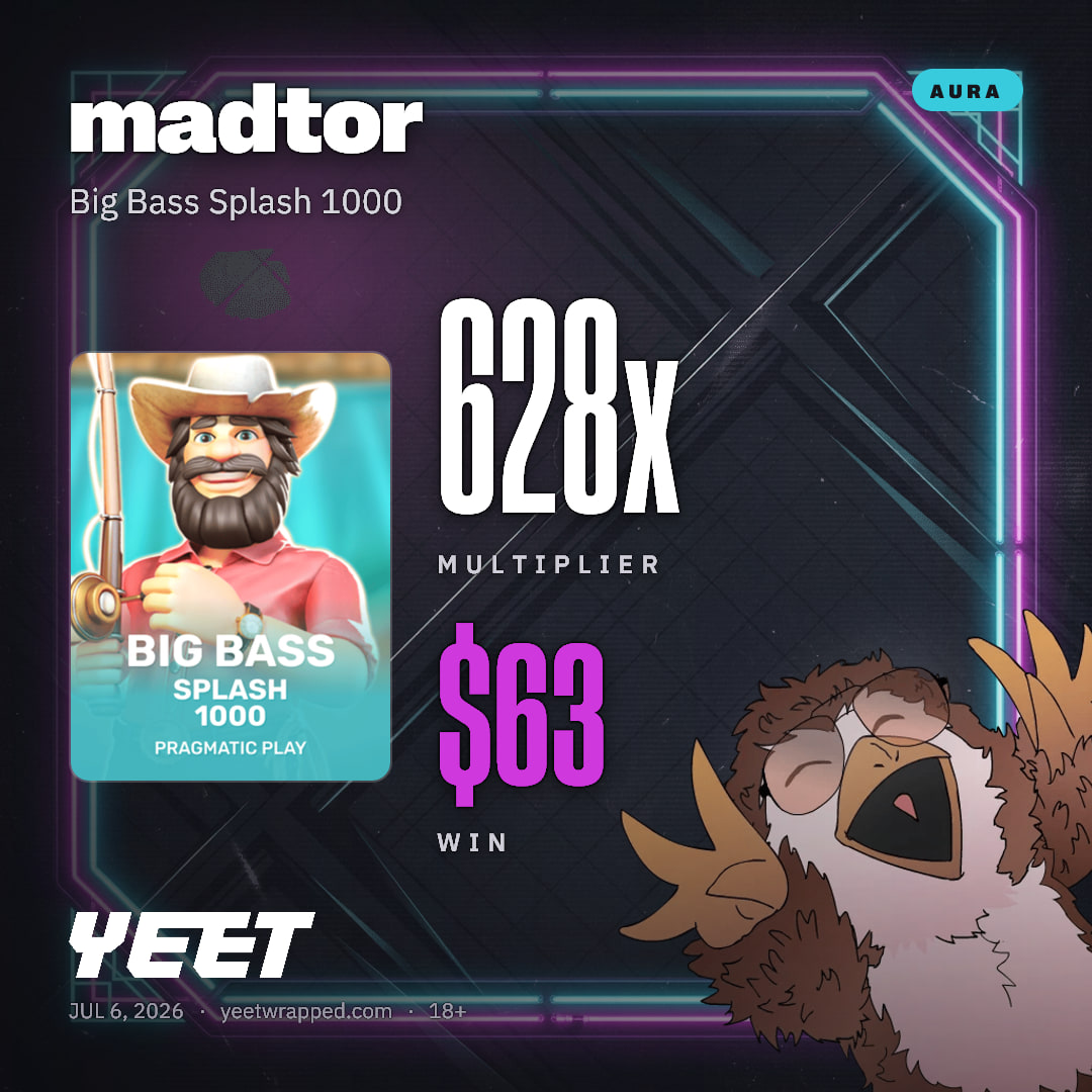 madtor hit 627.6x on Big Bass Splash 1000