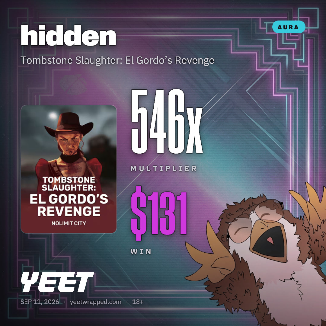 hidden hit 546.3x on Tombstone Slaughter: El Gordo’s Revenge