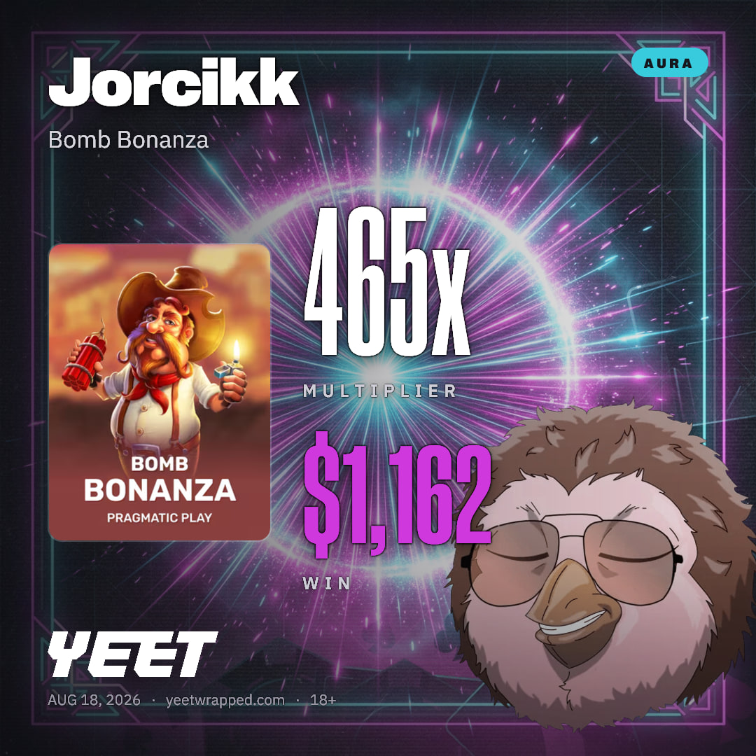 Jorcikk hit 464.8x on Bomb Bonanza