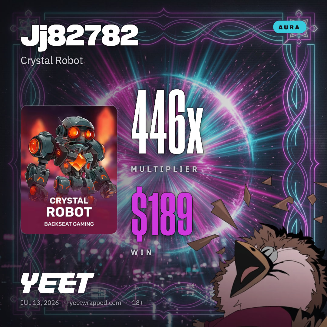 Jj82782 hit 445.7x on Crystal Robot