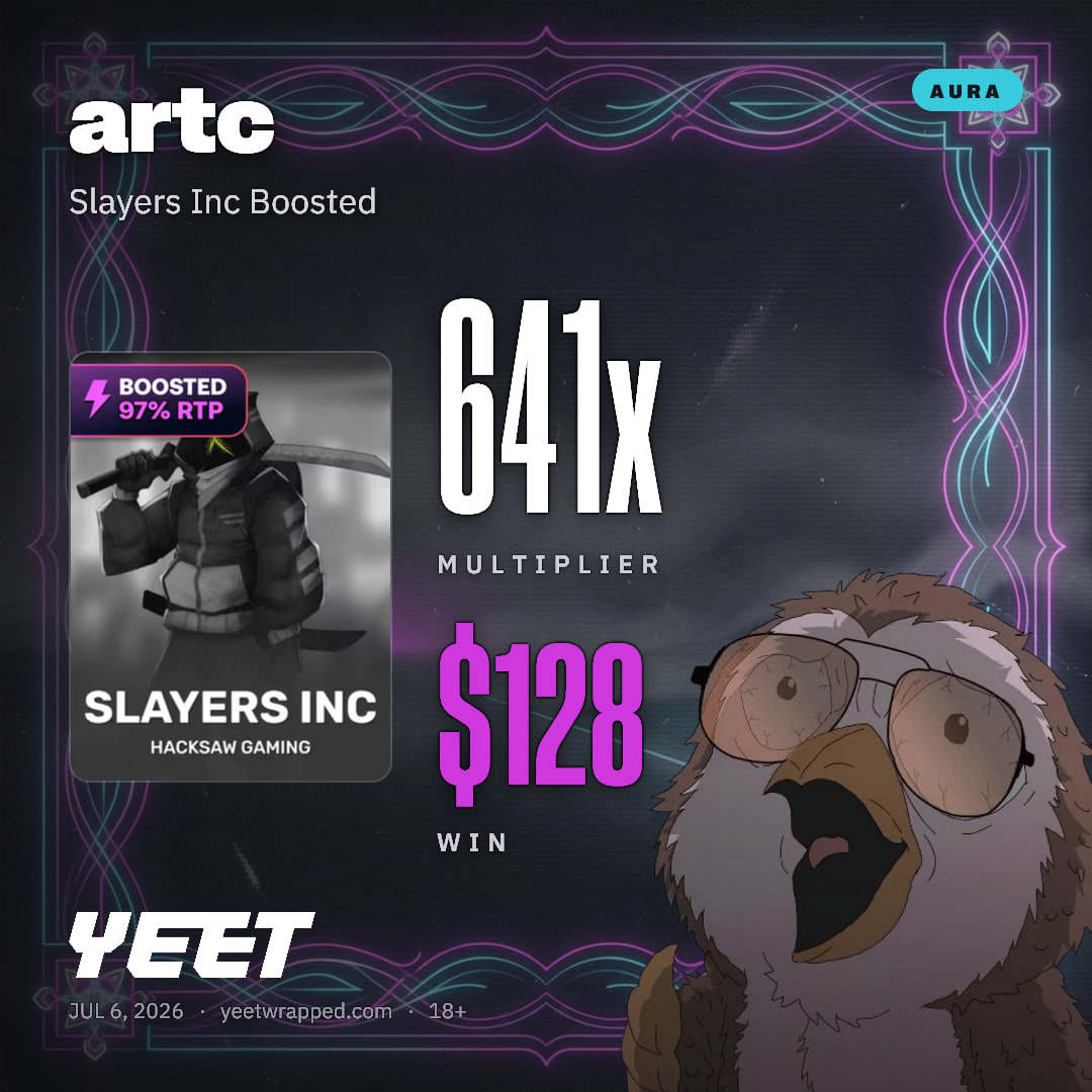 artc hit 641.1x on Slayers Inc Boosted