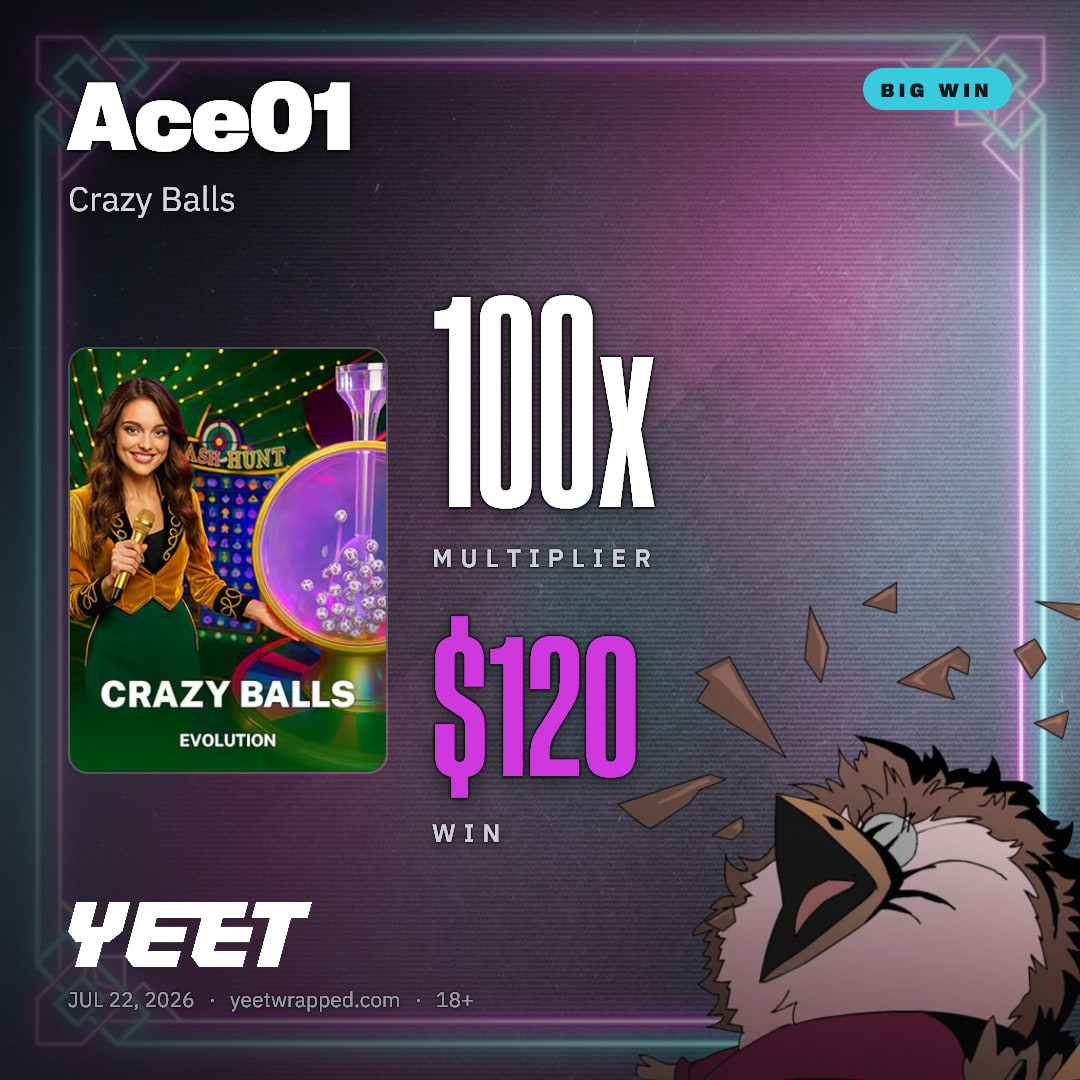 Ace01 hit 100x on Crazy Balls