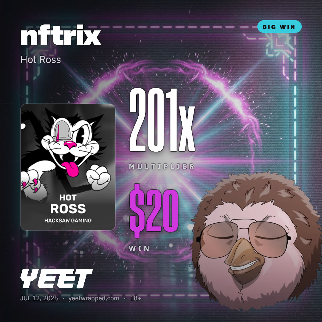 nftrix hit 200.7x on Hot Ross