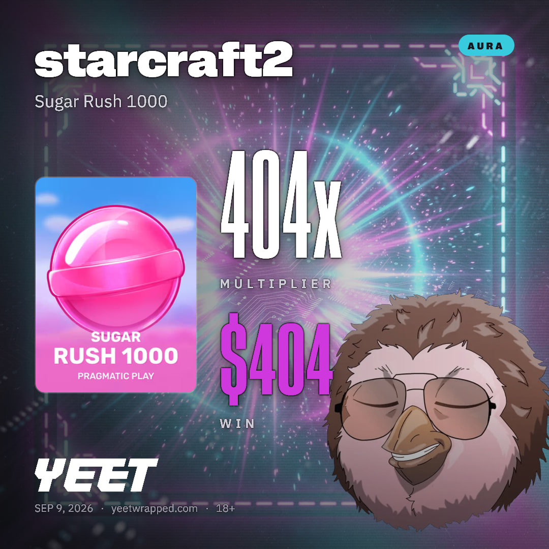 starcraft2 hit 403.9x on Sugar Rush 1000