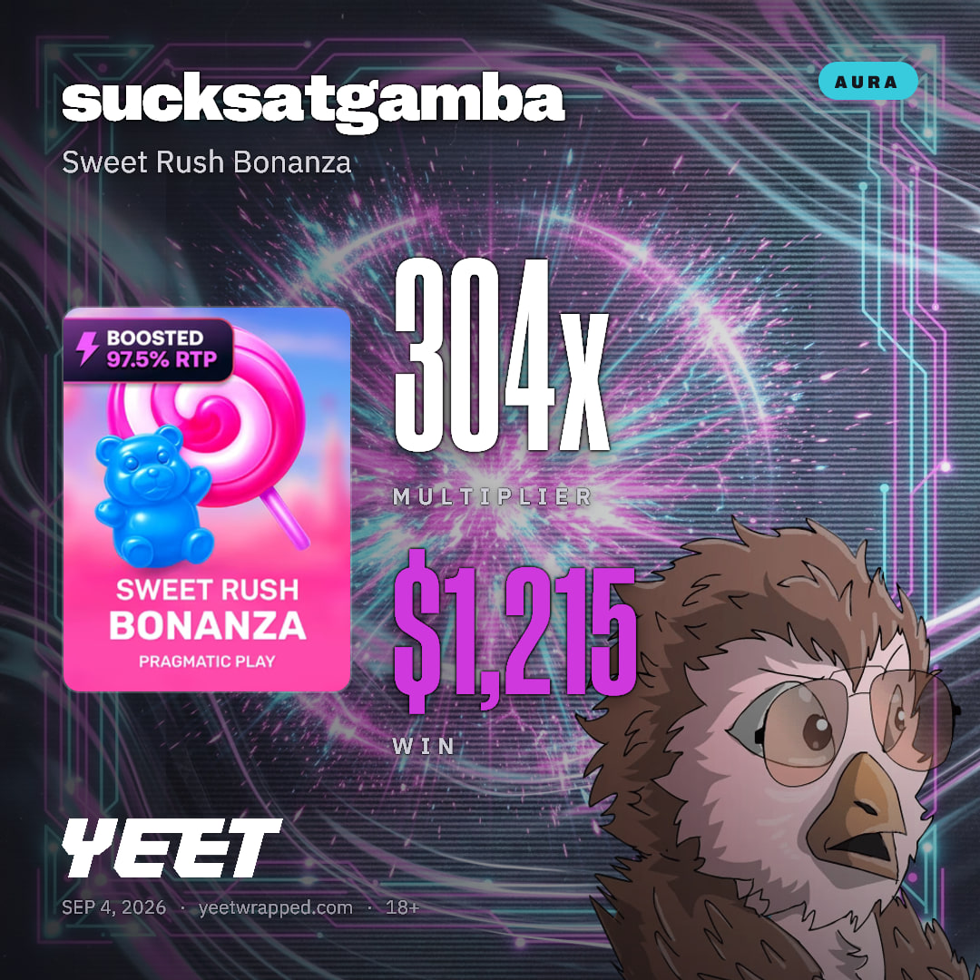 sucksatgamba hit 303.9x on Sweet Rush Bonanza