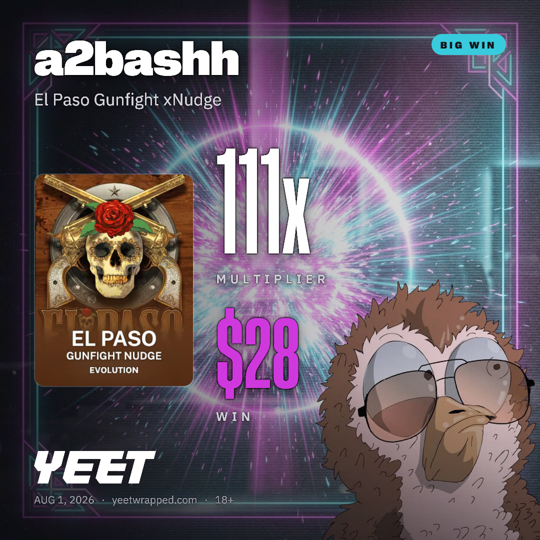 a2bashh hit 111.4x on El Paso Gunfight xNudge