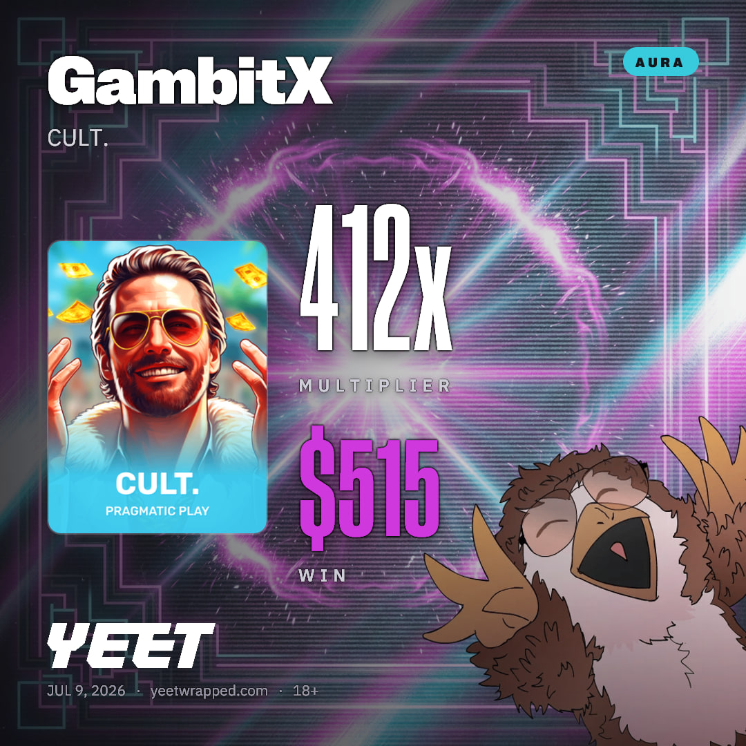 GambitX hit 412.3x on CULT.