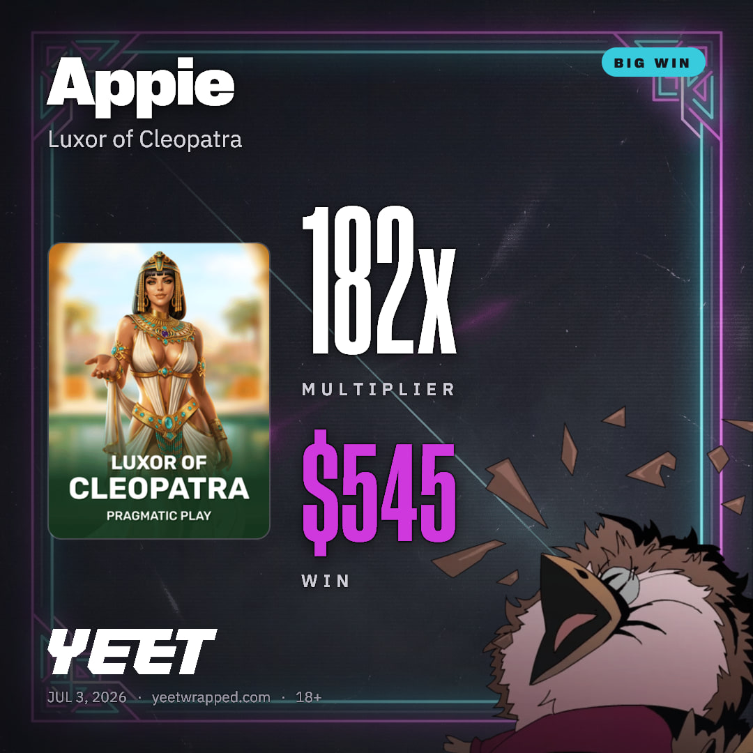 Appie hit 181.7x on Luxor of Cleopatra