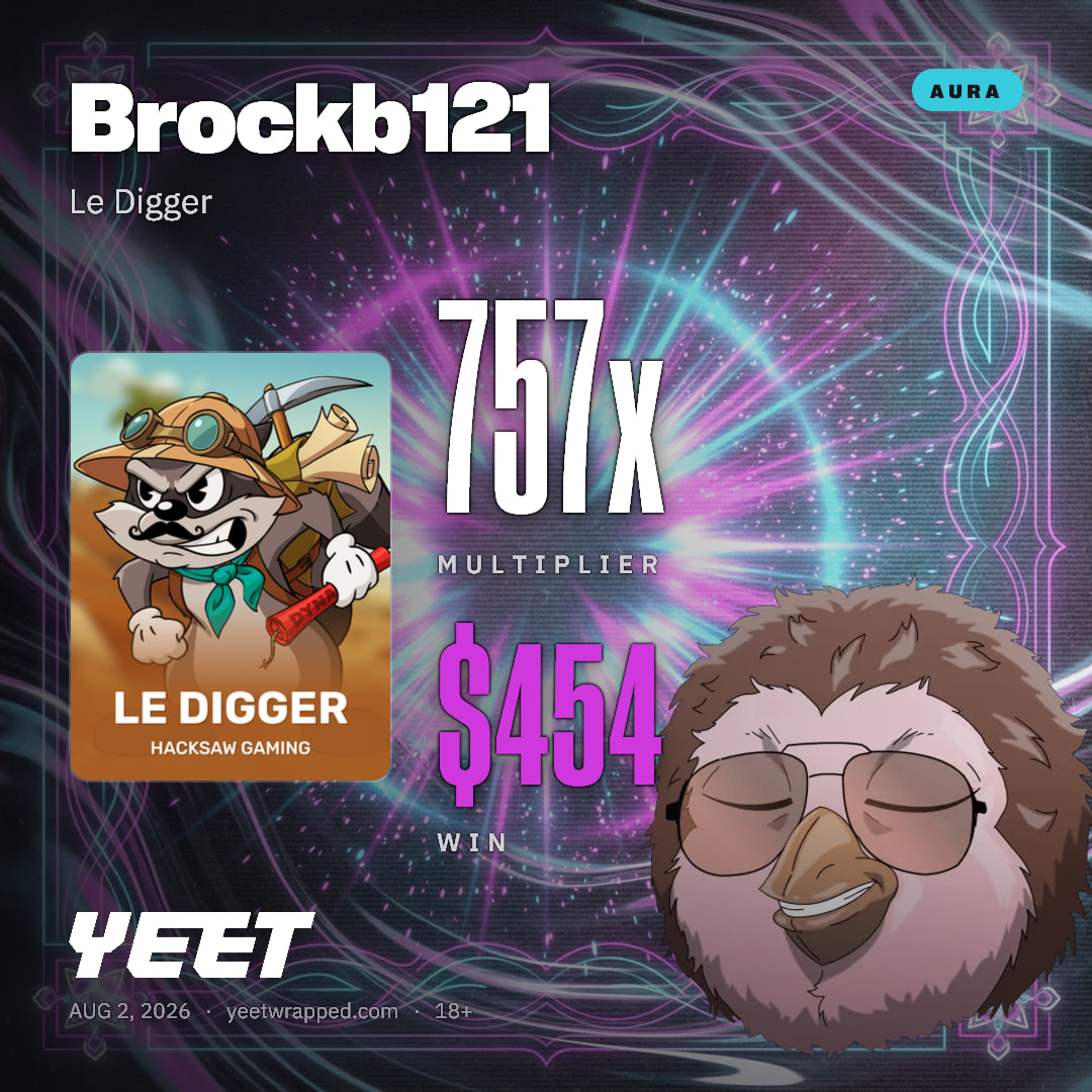 Brockb121 hit 756.7x on Le Digger
