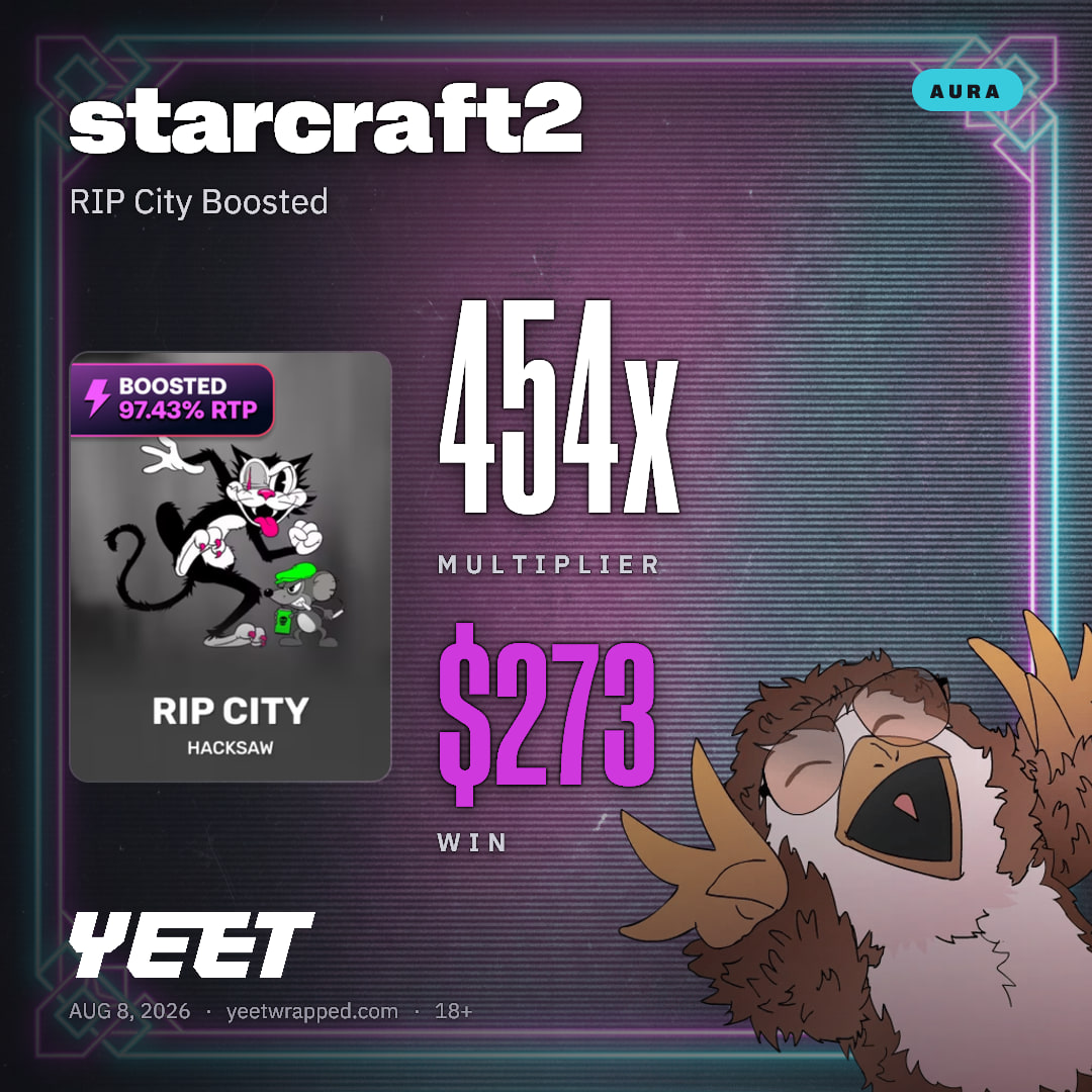 starcraft2 hit 454.2x on RIP City Boosted